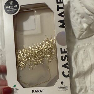 Case-Mate Karat Gold Flake Phone Case
